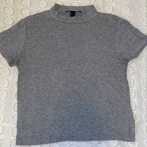 Short sleeve turtle neck top